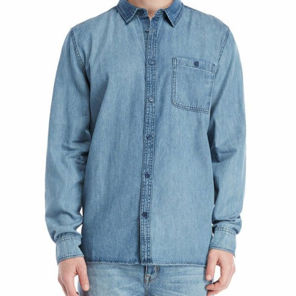 CHEAP MONDAY Men's "Give Denim" Shirt - SIZE SMALL - Picture 1 of 8